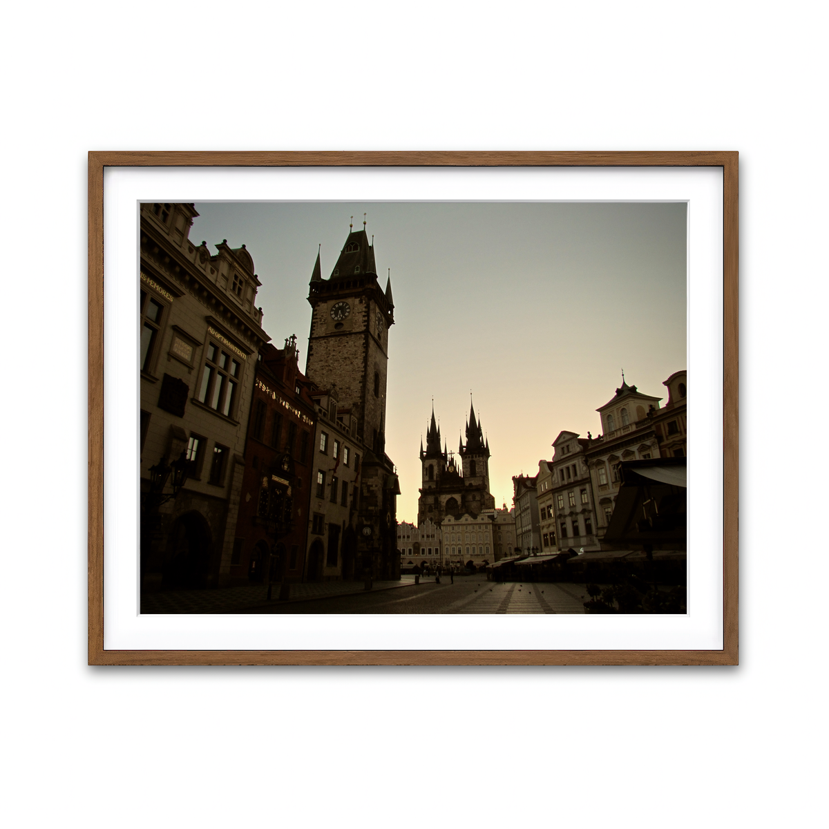 Framed Print 4x3 Walnut