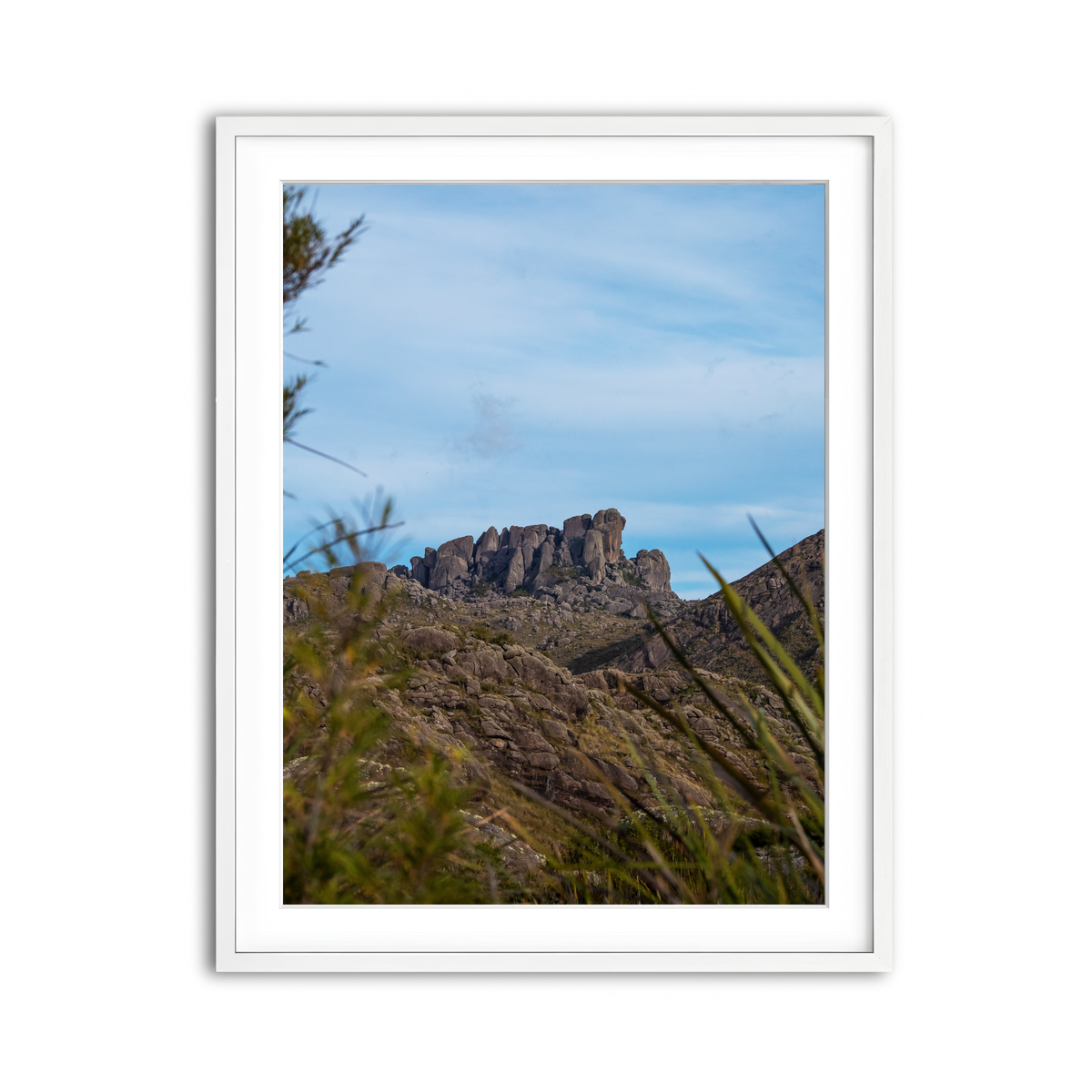 Framed Print 3x4 White