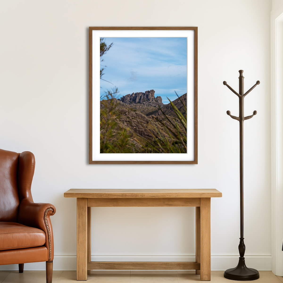 AUTO-MOCKUP ROOM | Prateleiras from Itatiaia National Park Wall Art