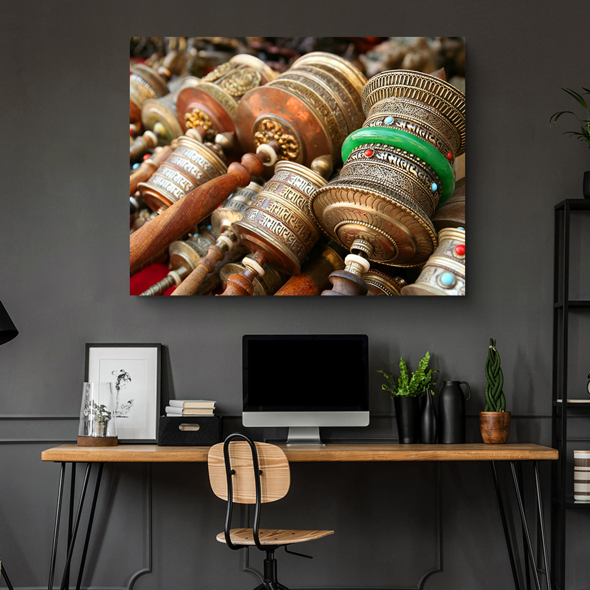 Prayer Wheels Wall Art