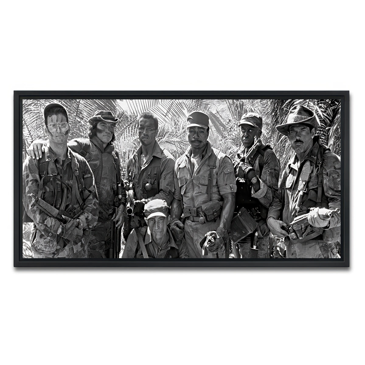 AUTO-MOCKUP WHITE | Predator Crew | 1 Piece | Black Framed Canvas | group=2x1
