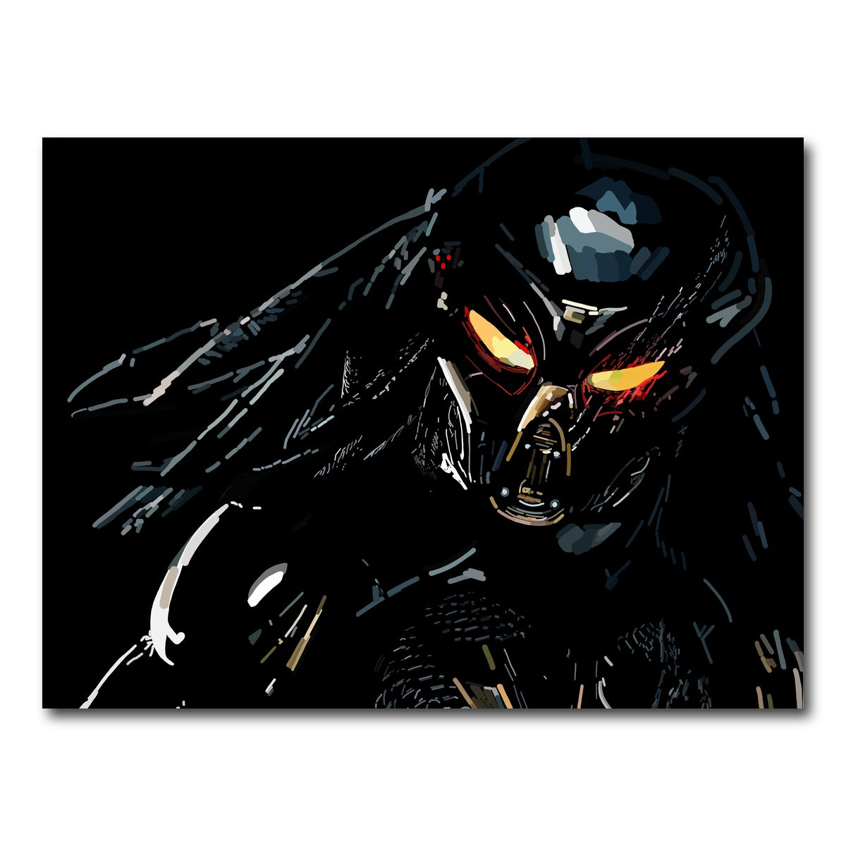 AUTO-MOCKUP WHITE | Predator Hunter | 1 Piece | Gallery Wrap Canvas | group=4x3