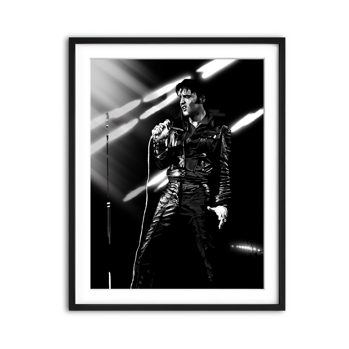 Framed Print 3x4 Black