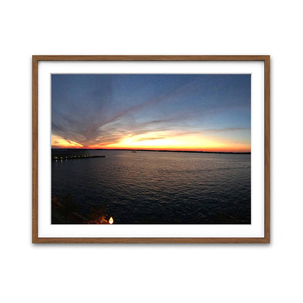 Framed Print 4x3 Walnut