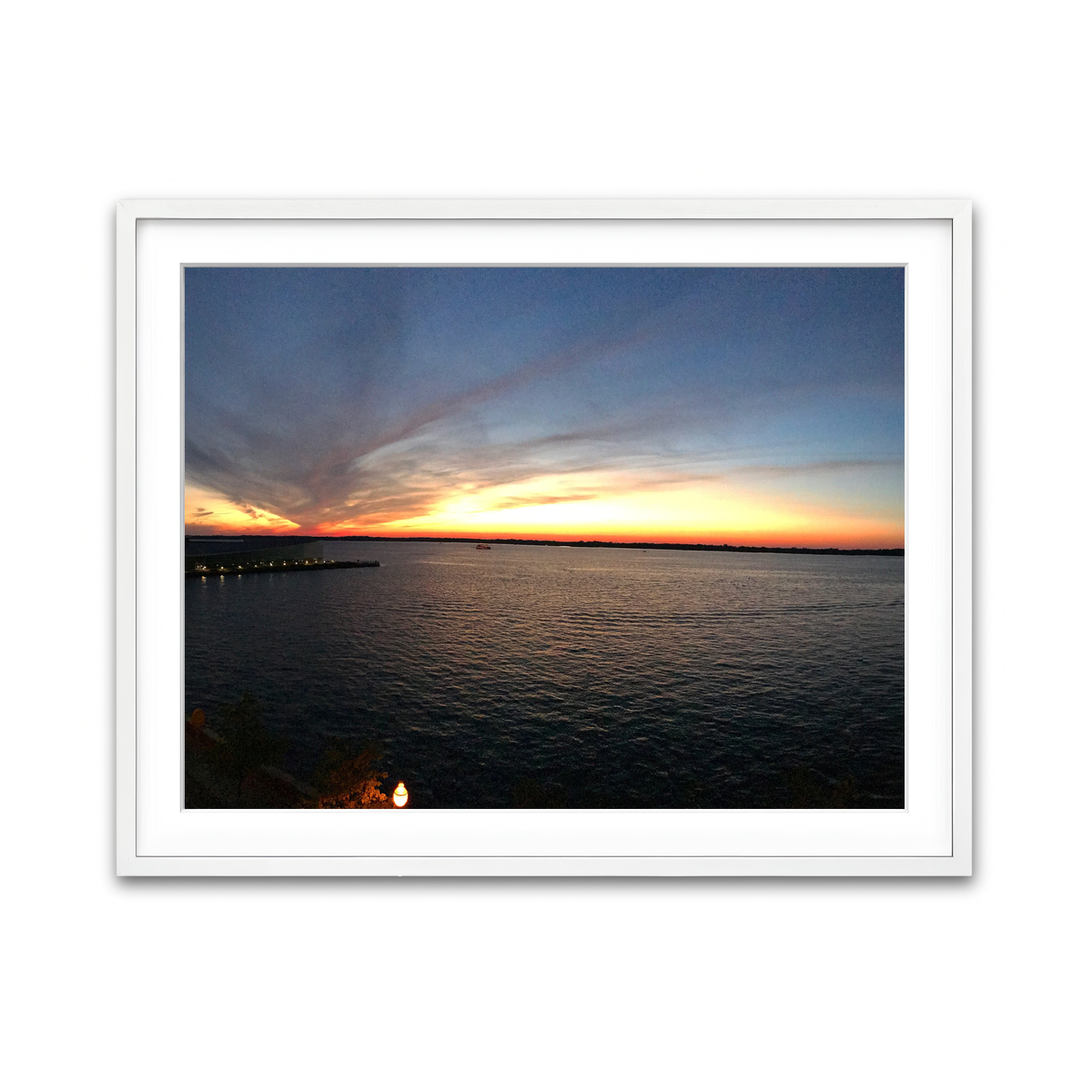 Framed Print 4x3 White