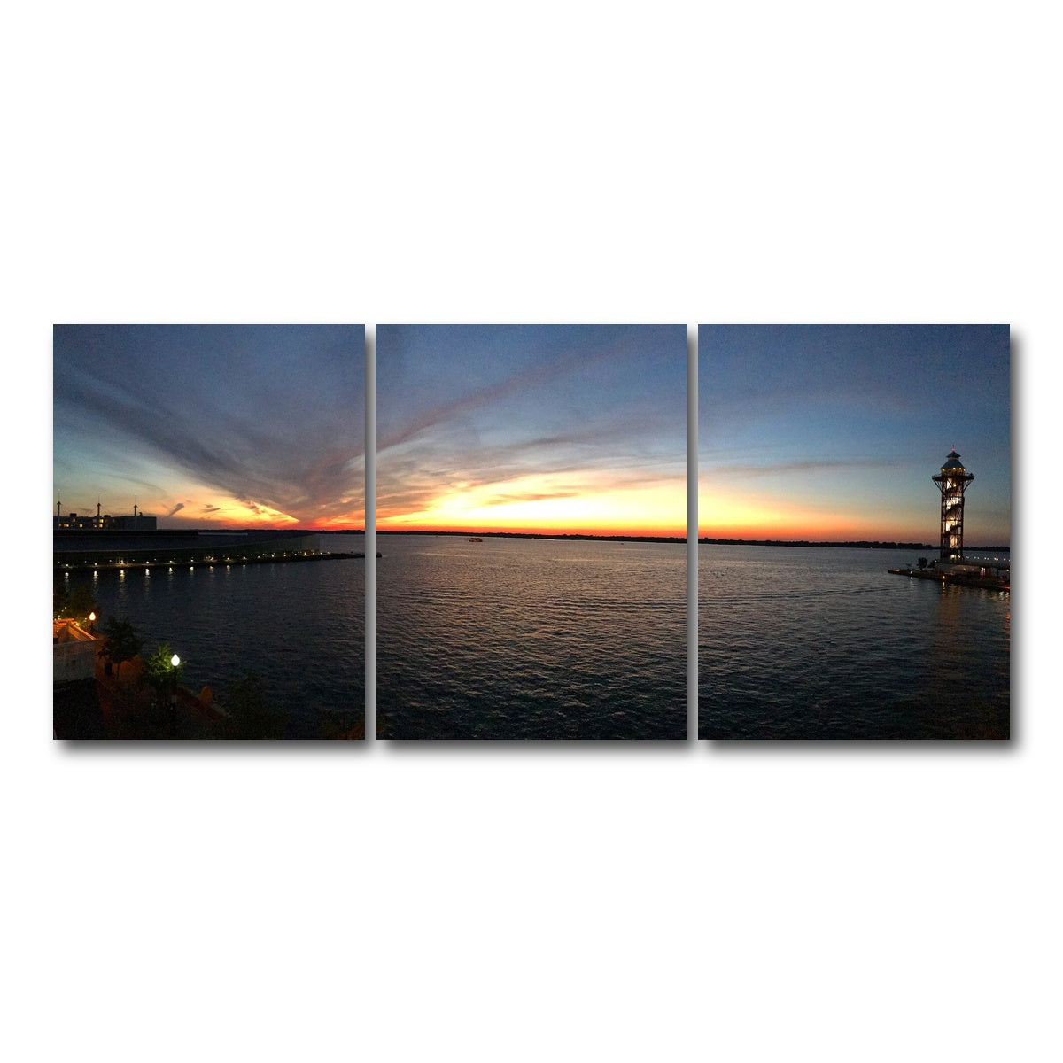 AUTO-MOCKUP WHITE | Presque Isle bay | 3 Piece | Gallery Wrap Canvas | group=18x24