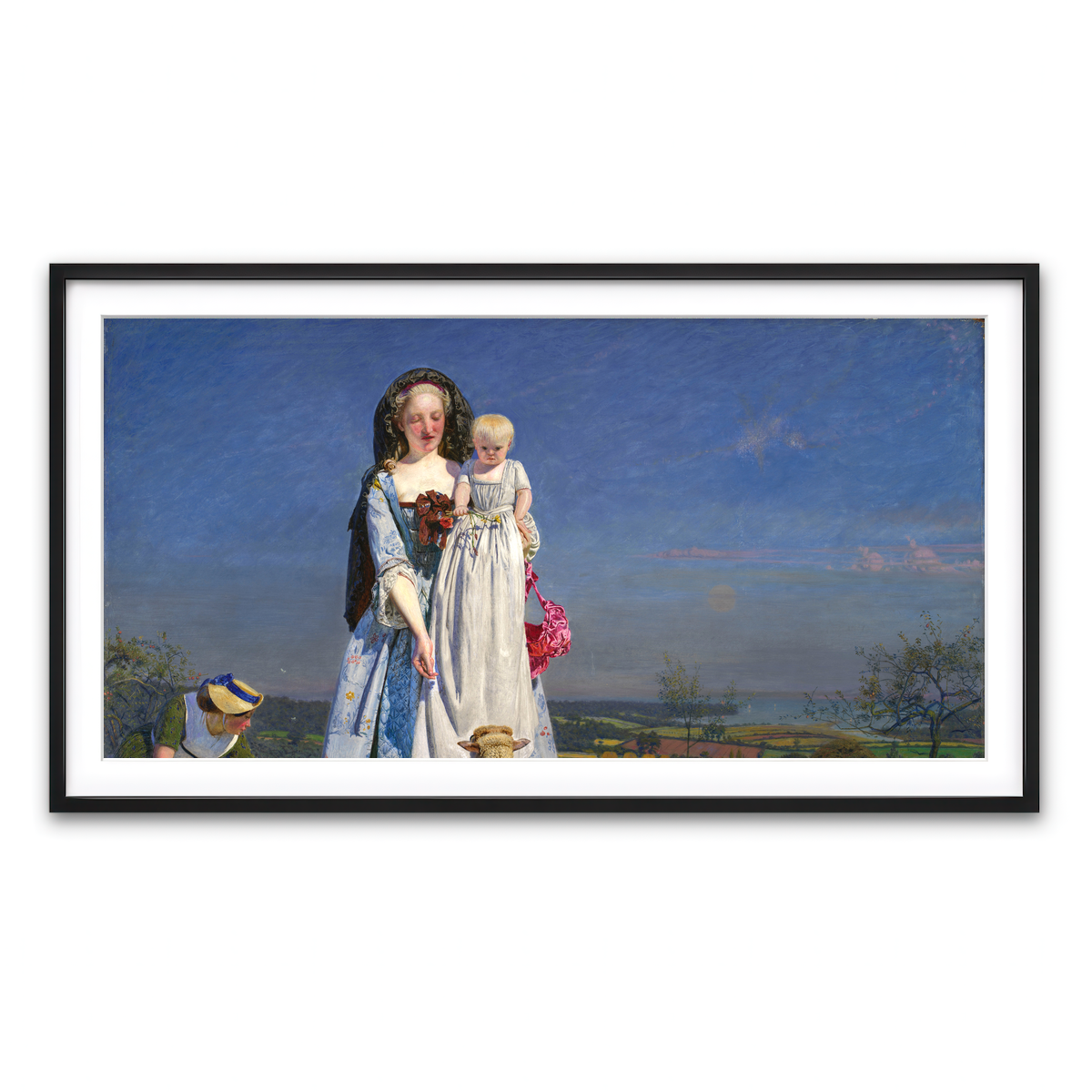 Framed Print 2x1 Black