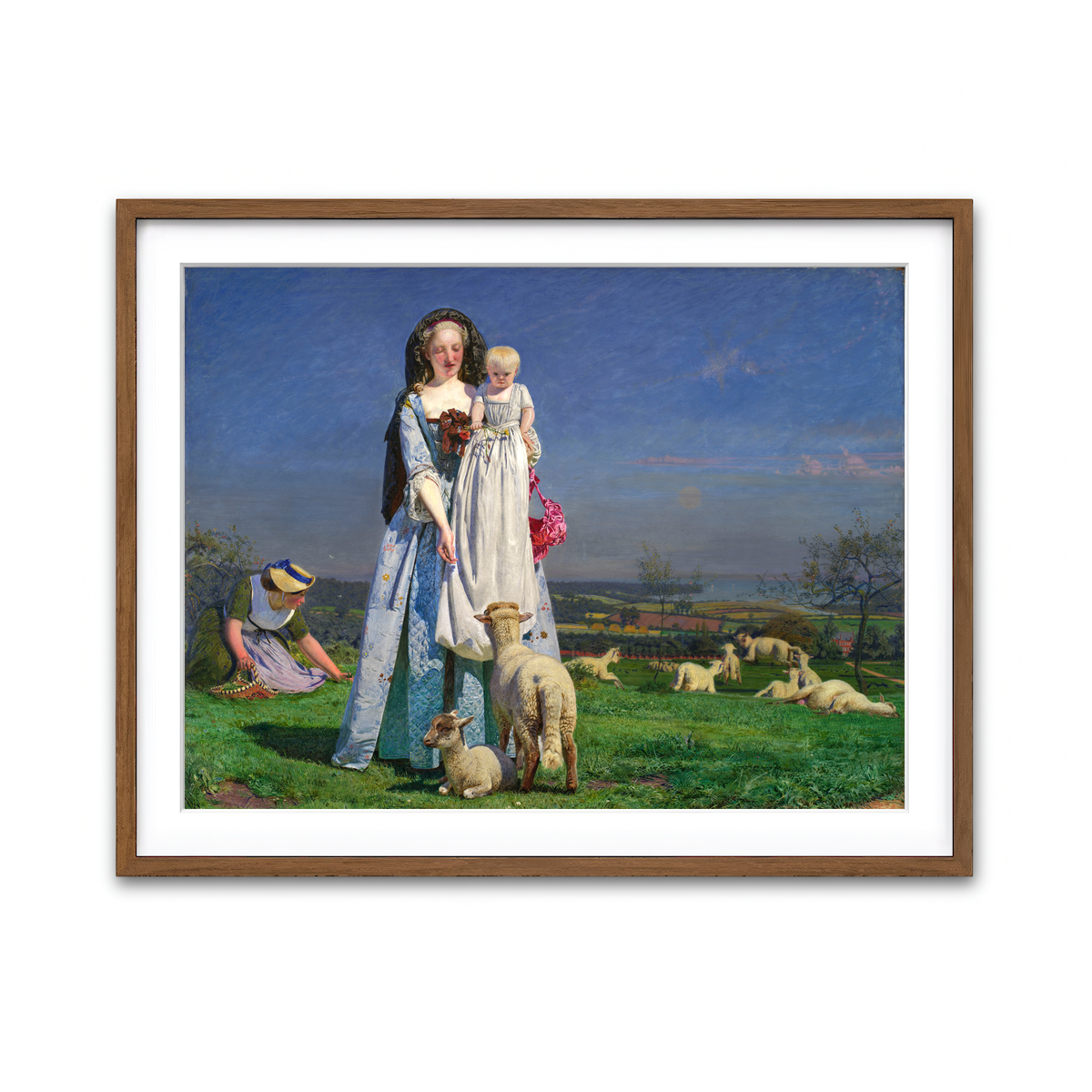 Framed Print 4x3 Walnut