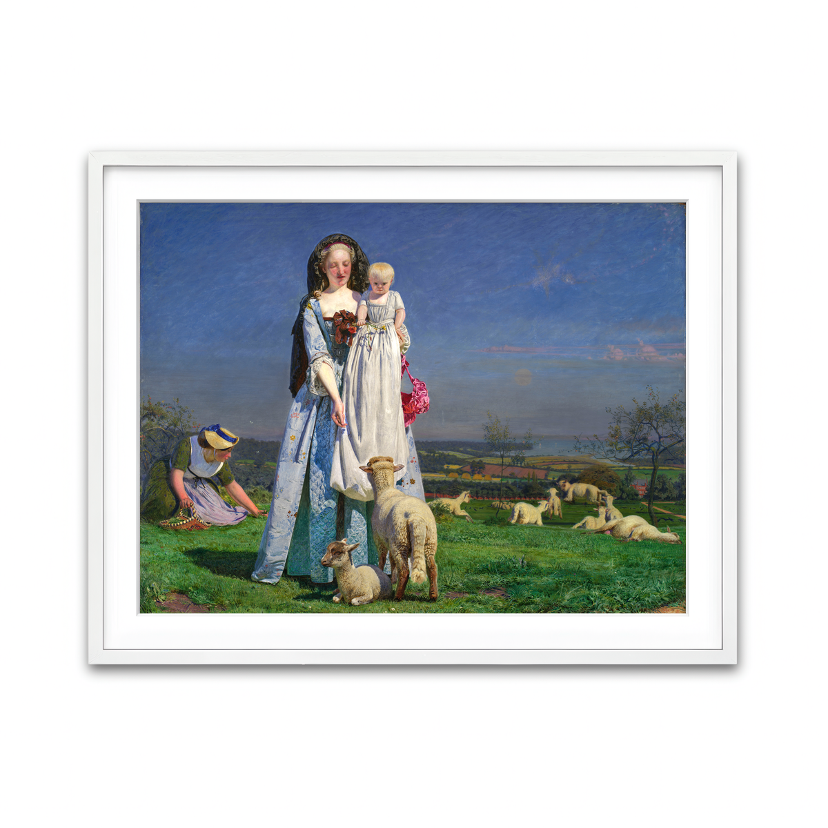 Framed Print 4x3 White
