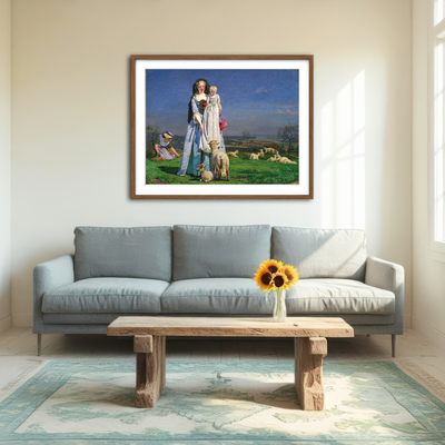 AUTO-MOCKUP ROOM | Pretty Baa-Lambs Wall Art