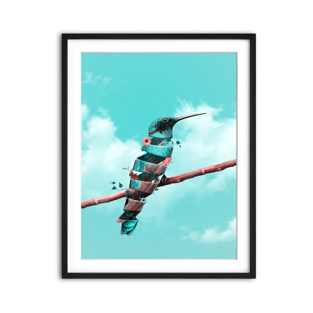 Framed Print 3x4 Black