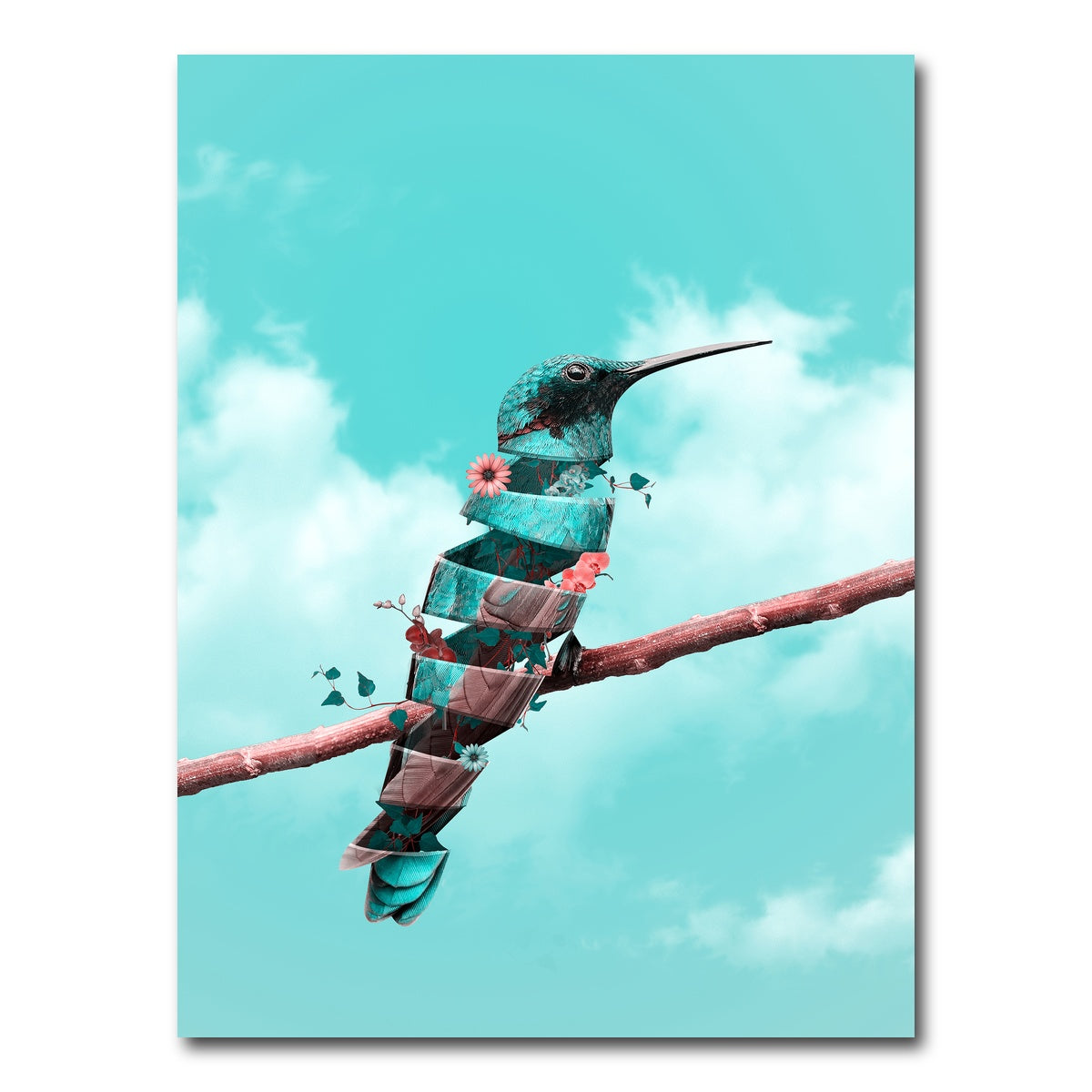AUTO-MOCKUP WHITE | Pretty Bird | 1 Piece | Gallery Wrap Canvas | group=3x4