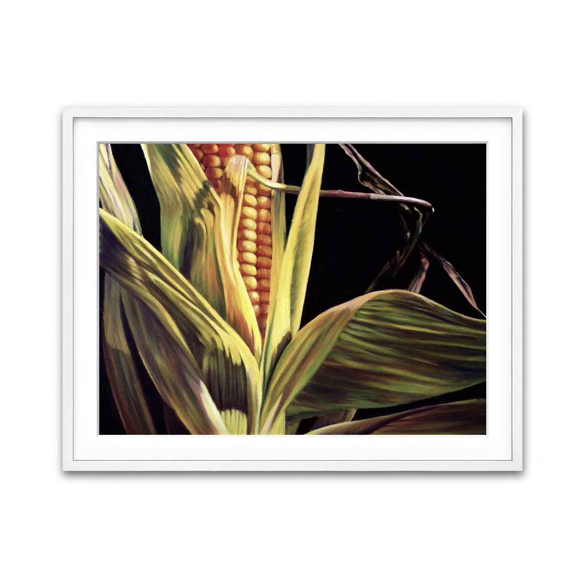 Framed Print 4x3 White