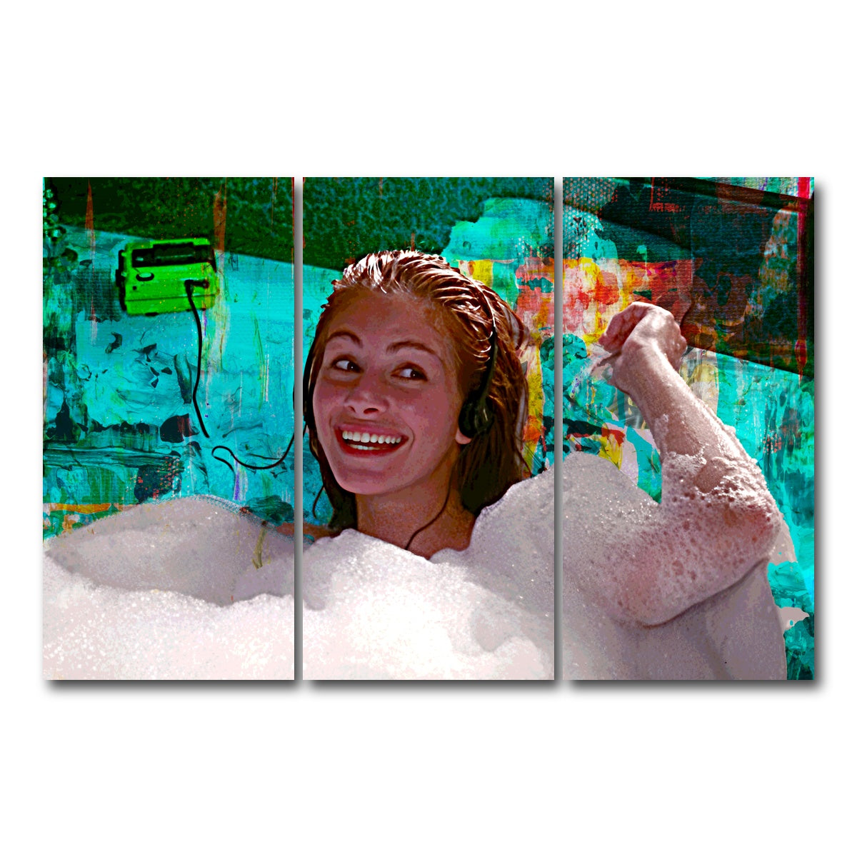 AUTO-MOCKUP WHITE | Pretty Woman Bathtub | 3 Piece | Gallery Wrap Canvas | group=12x24