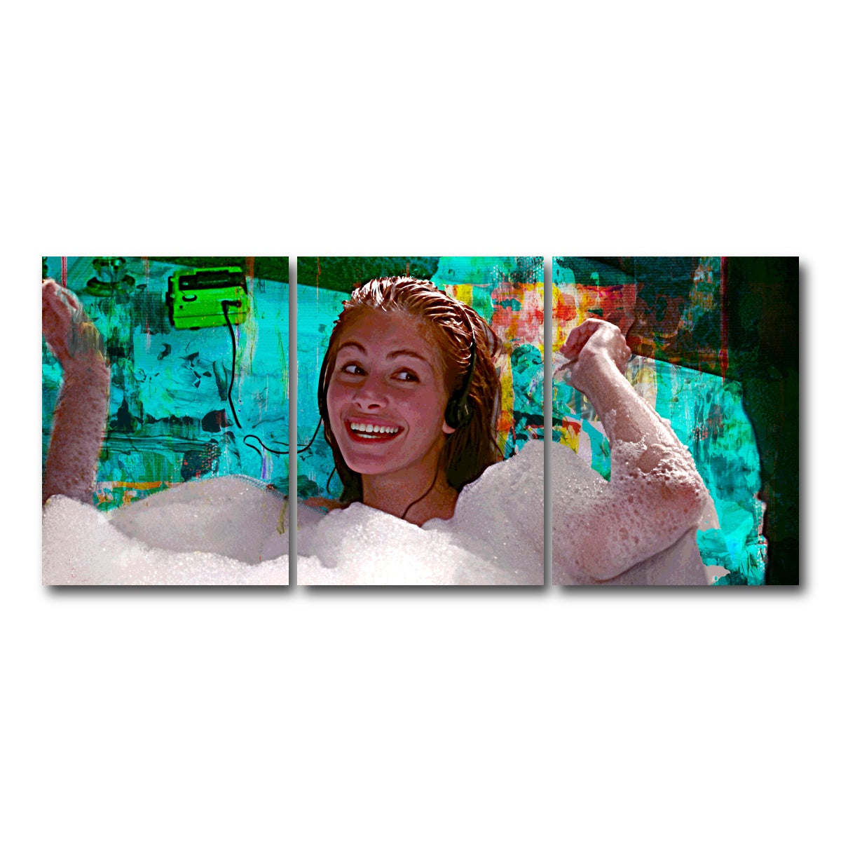 AUTO-MOCKUP WHITE | Pretty Woman Bathtub | 3 Piece | Gallery Wrap Canvas | group=18x24