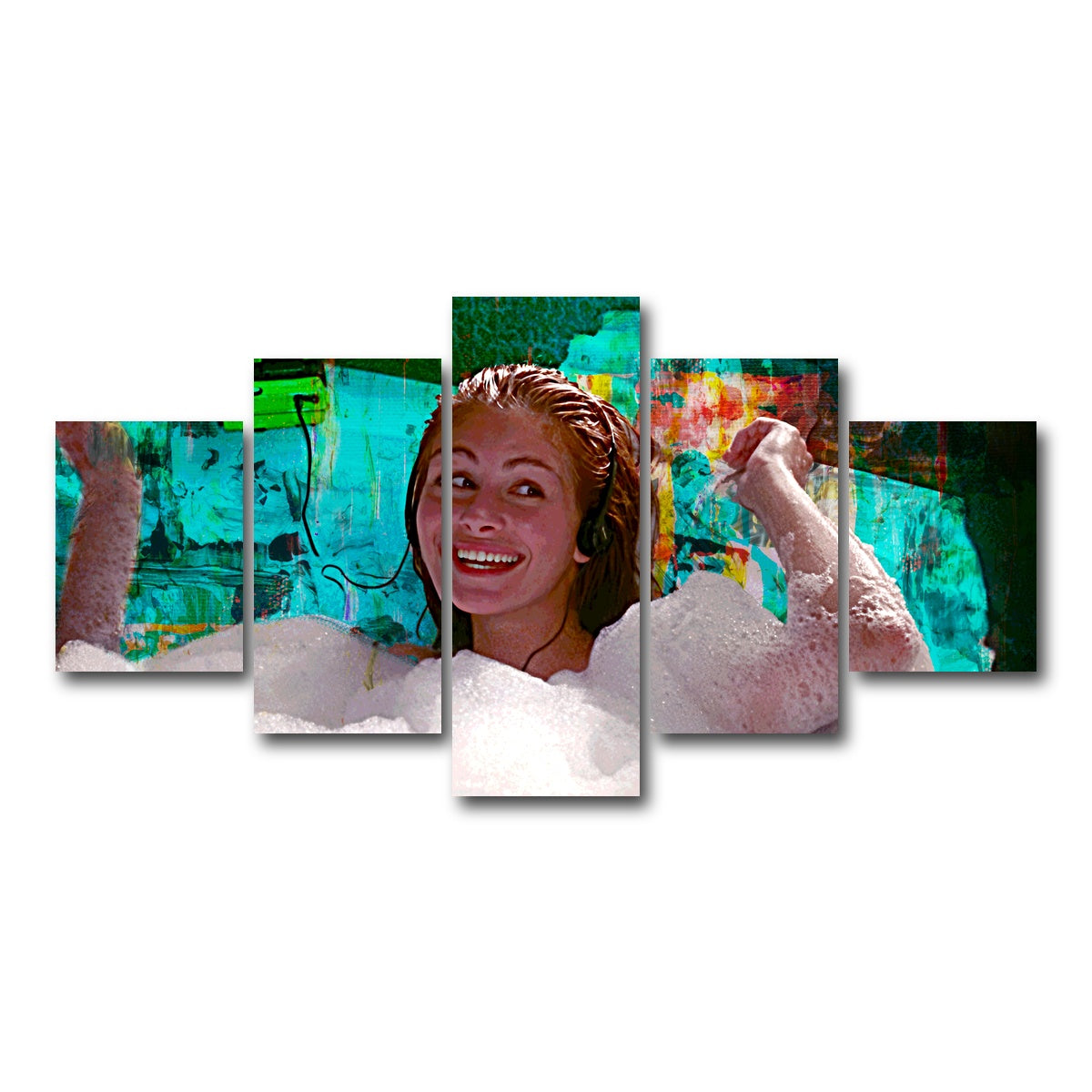 AUTO-MOCKUP WHITE | Pretty Woman Bathtub | 5 Piece | Gallery Wrap Canvas | group=5_short