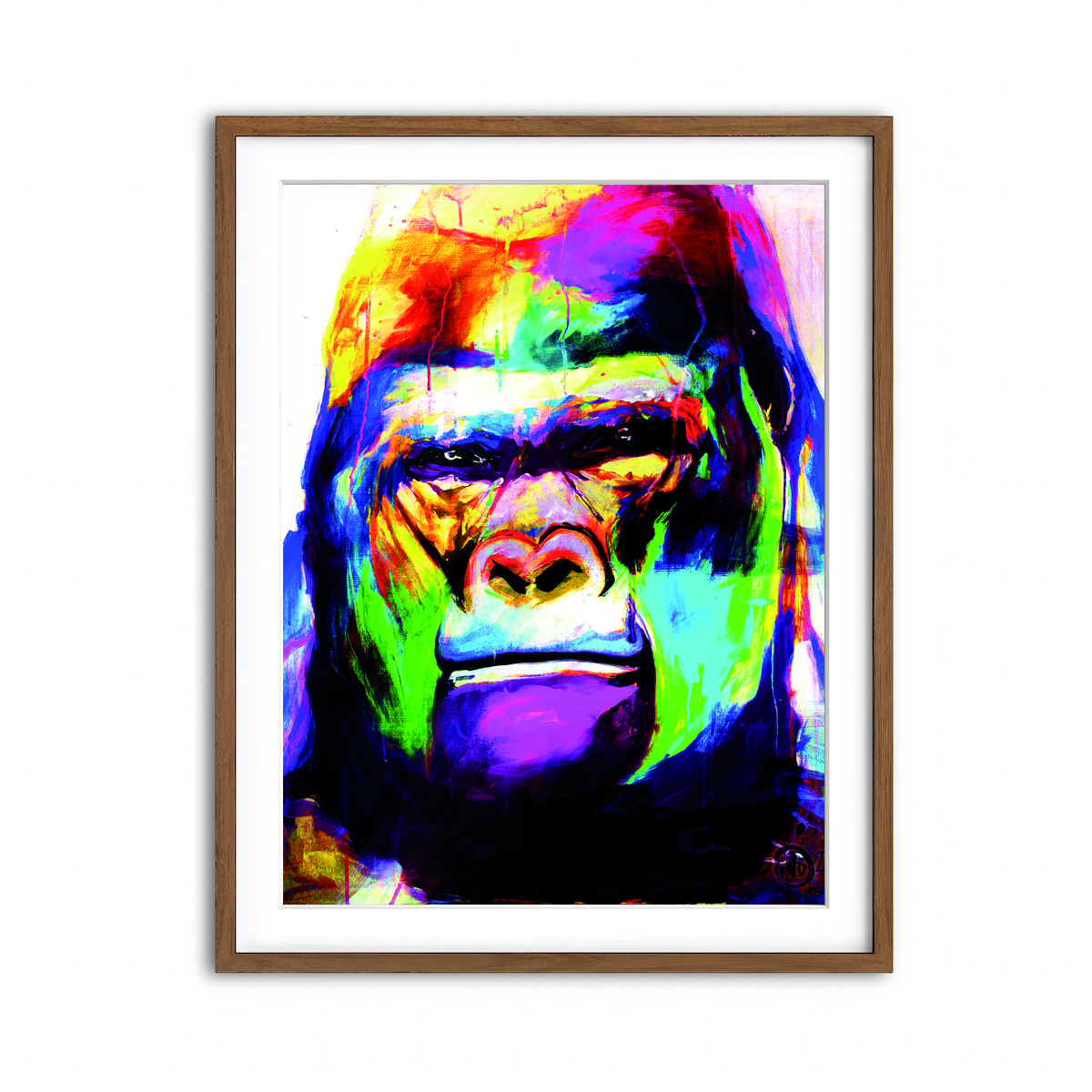 Framed Print 3x4 Walnut