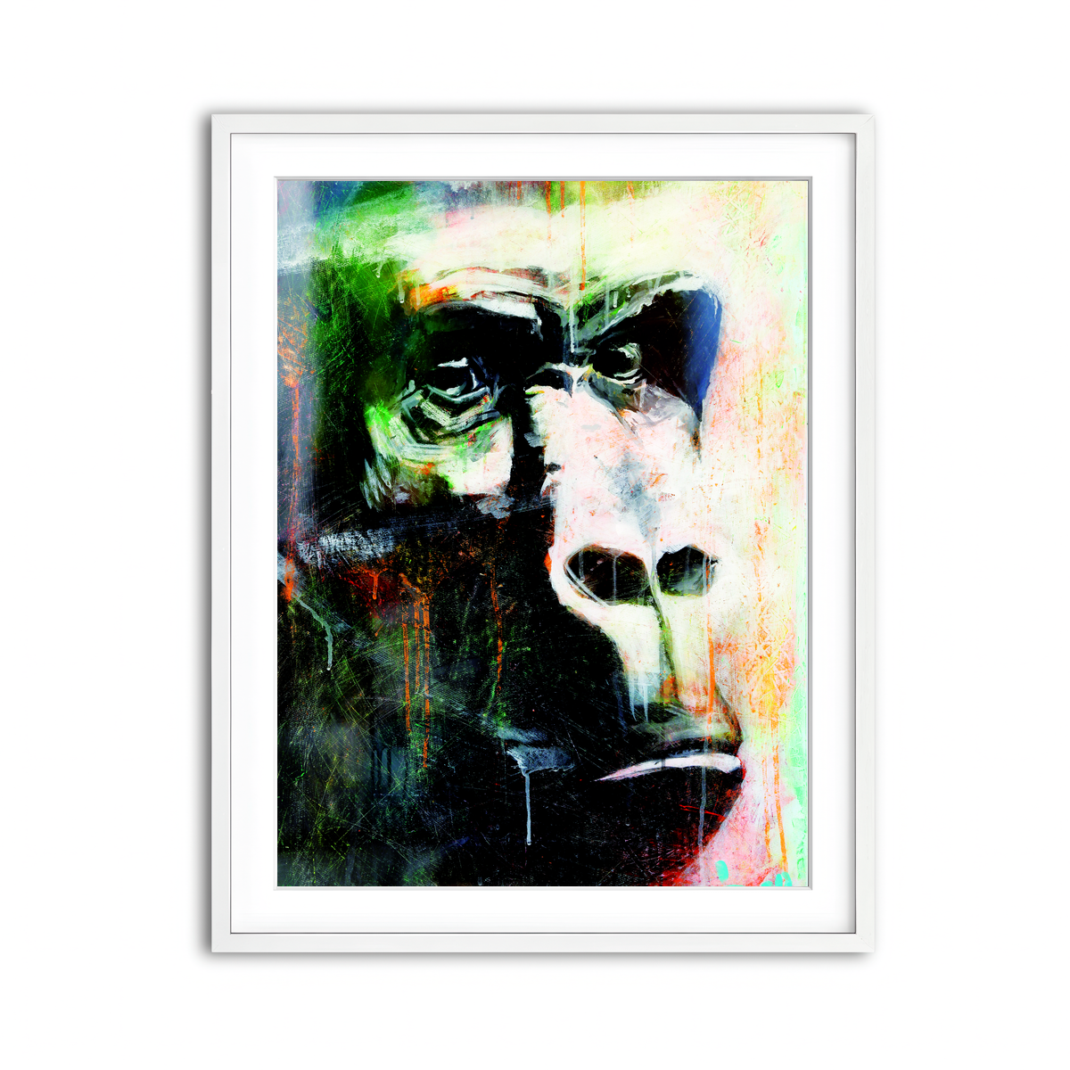 Framed Print 3x4 White