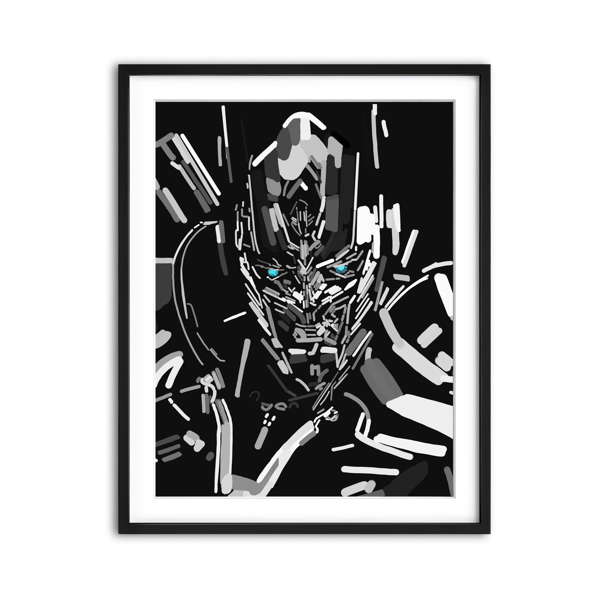 Framed Print 3x4 Black