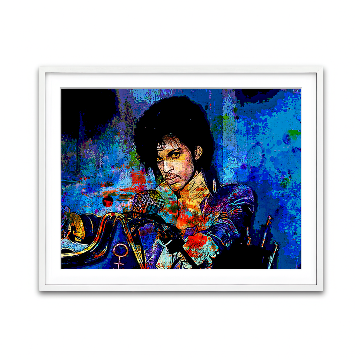 Framed Print 4x3 White