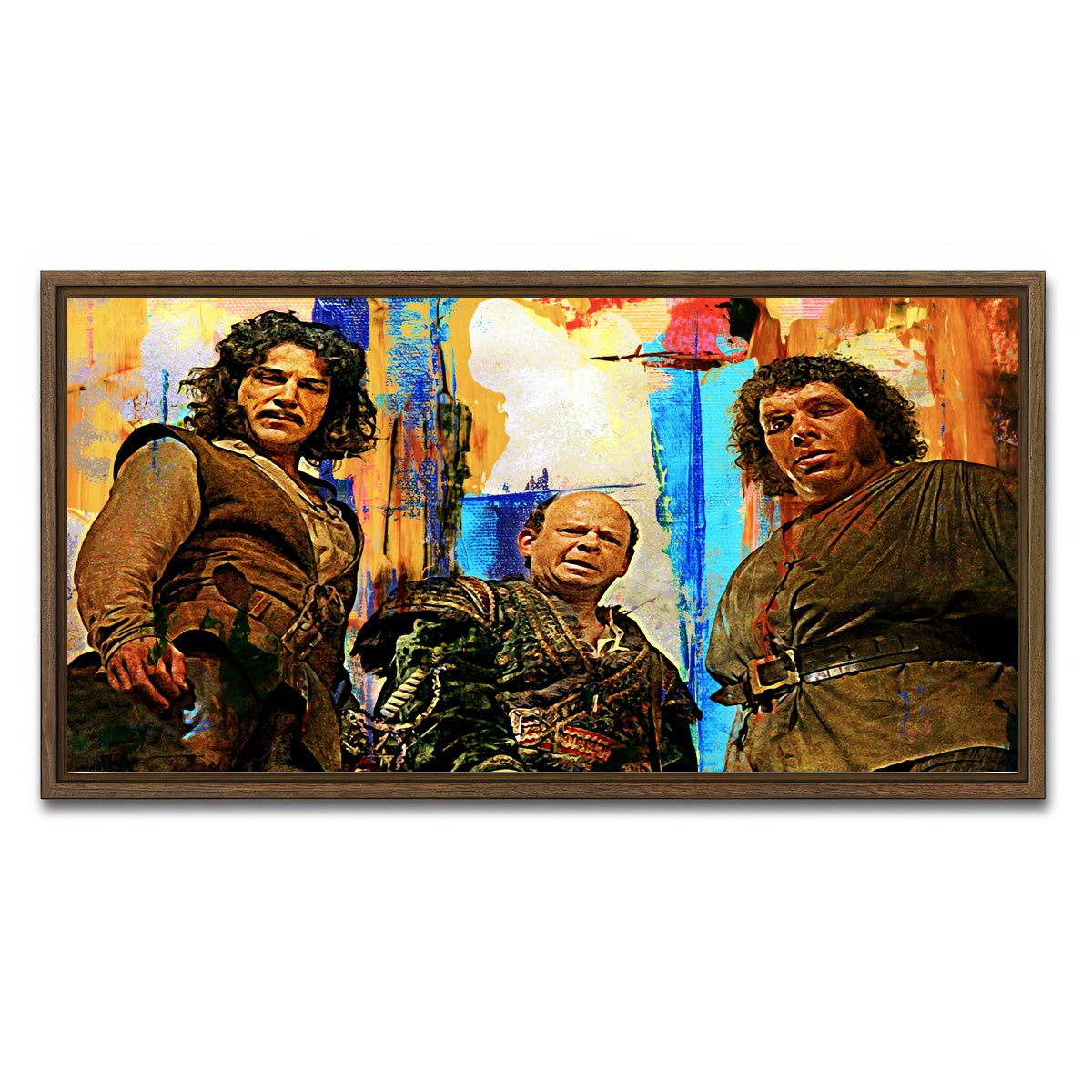 AUTO-MOCKUP WHITE | Princess Bride Villains | 1 Piece | Walnut Framed Canvas | group=2x1