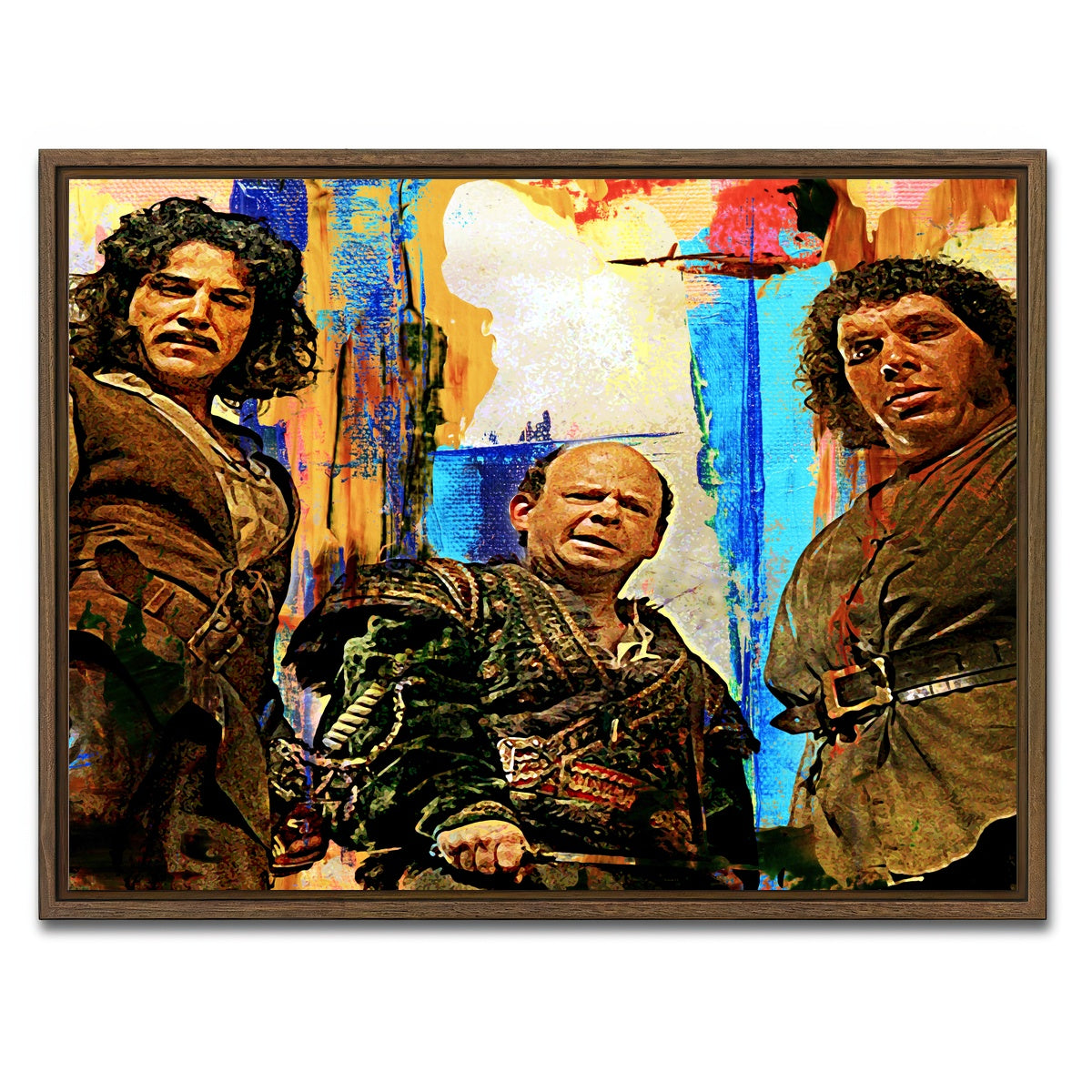 AUTO-MOCKUP WHITE | Princess Bride Villains | 1 Piece | Walnut Framed Canvas | group=4x3