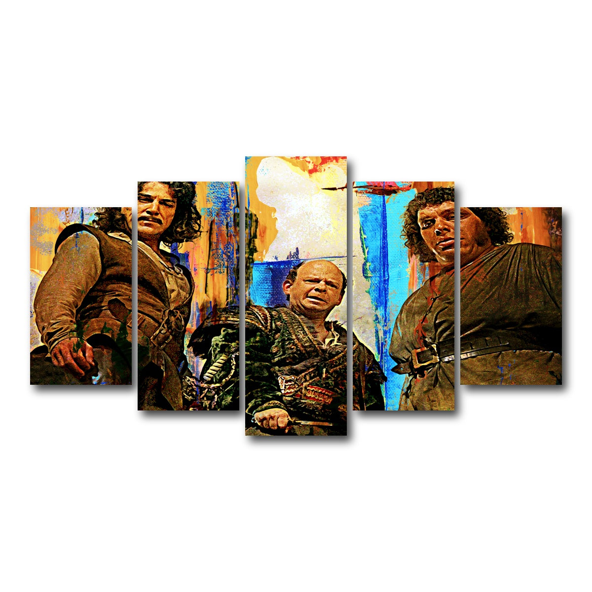 AUTO-MOCKUP WHITE | Princess Bride Villains | 5 Piece | Gallery Wrap Canvas | group=5_normal