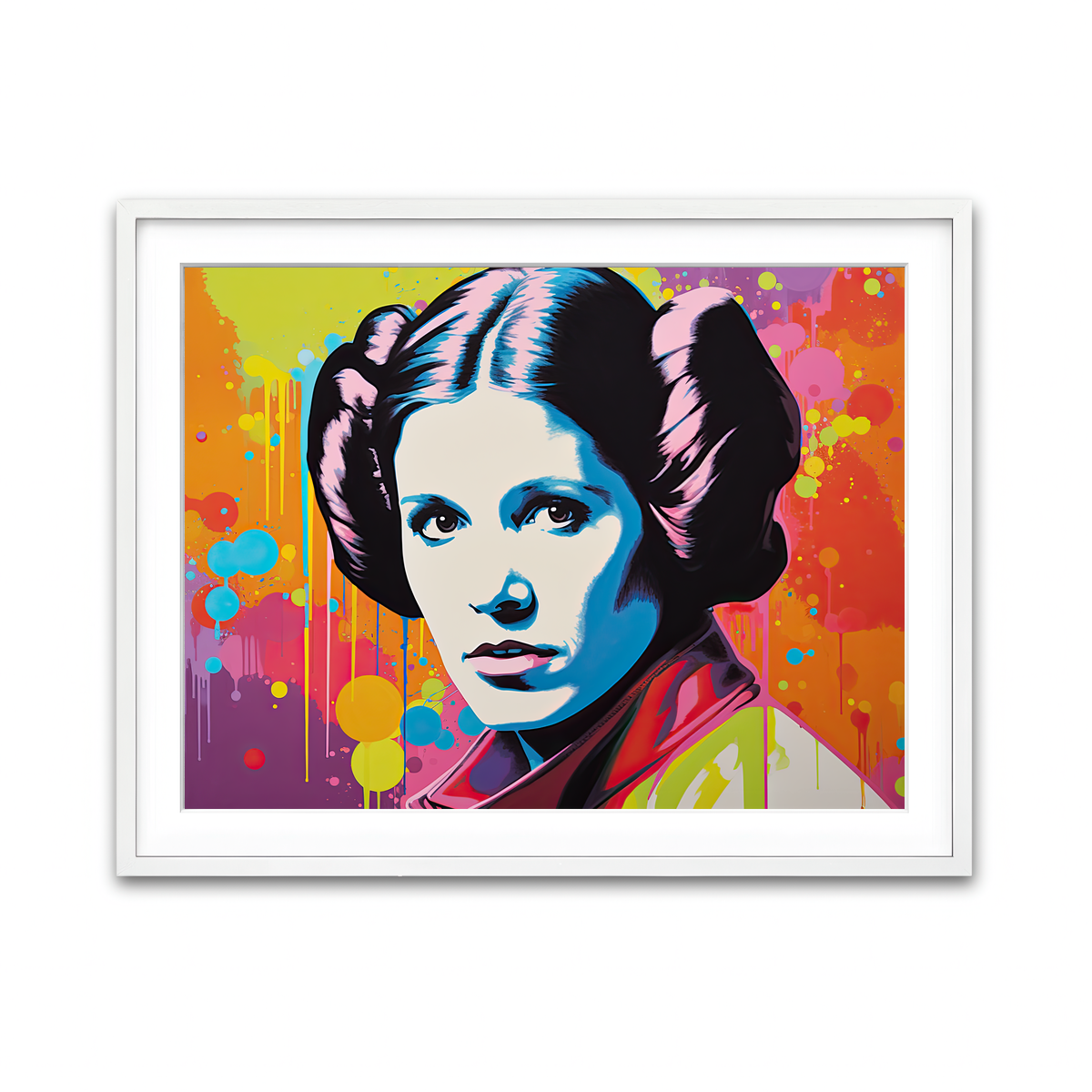 Framed Print 4x3 White