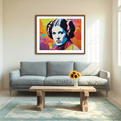 AUTO-MOCKUP ROOM | Princess Leia Colors Wall Art