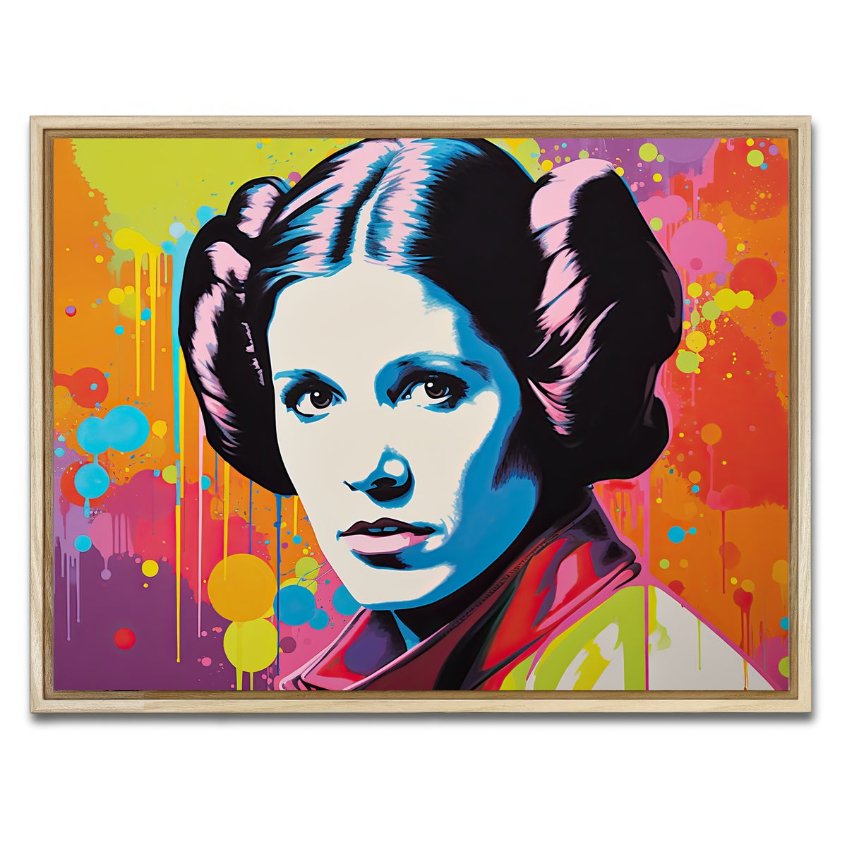 AUTO-MOCKUP WHITE | Princess Leia Colors | 1 Piece | Natural Framed Canvas | group=4x3