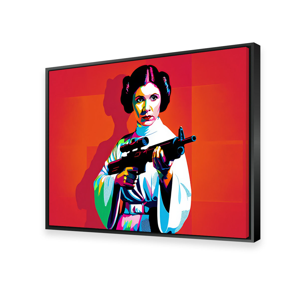 Princess Leia Red Wall Art