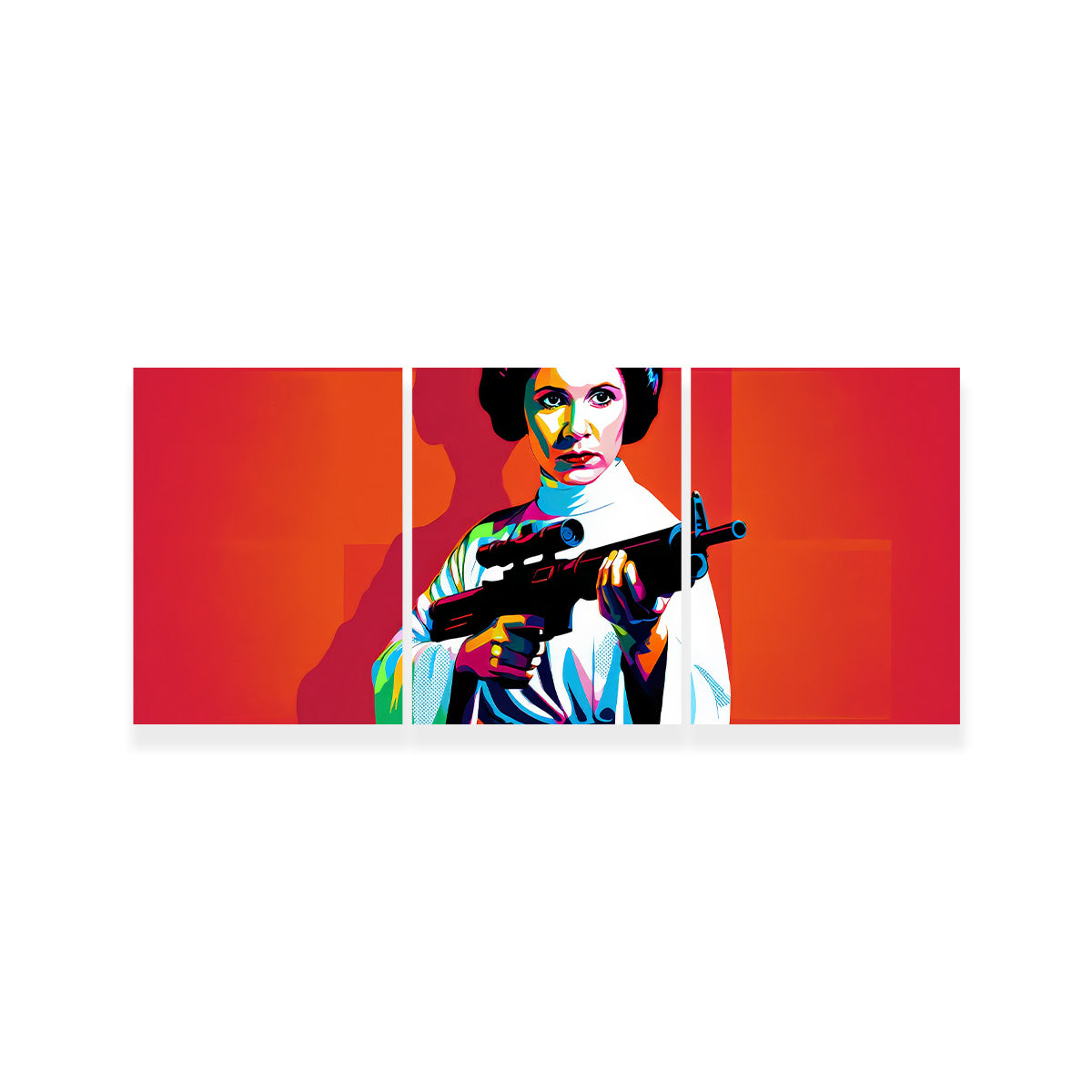 Princess Leia Red Wall Art