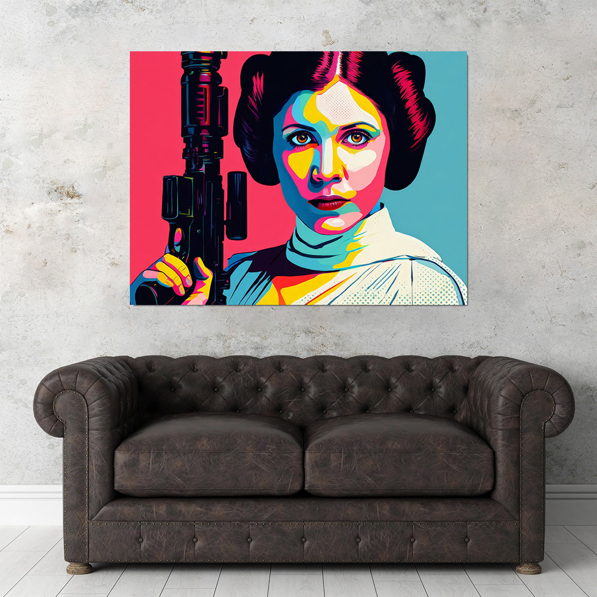 Princess Leia Gun Wall Art