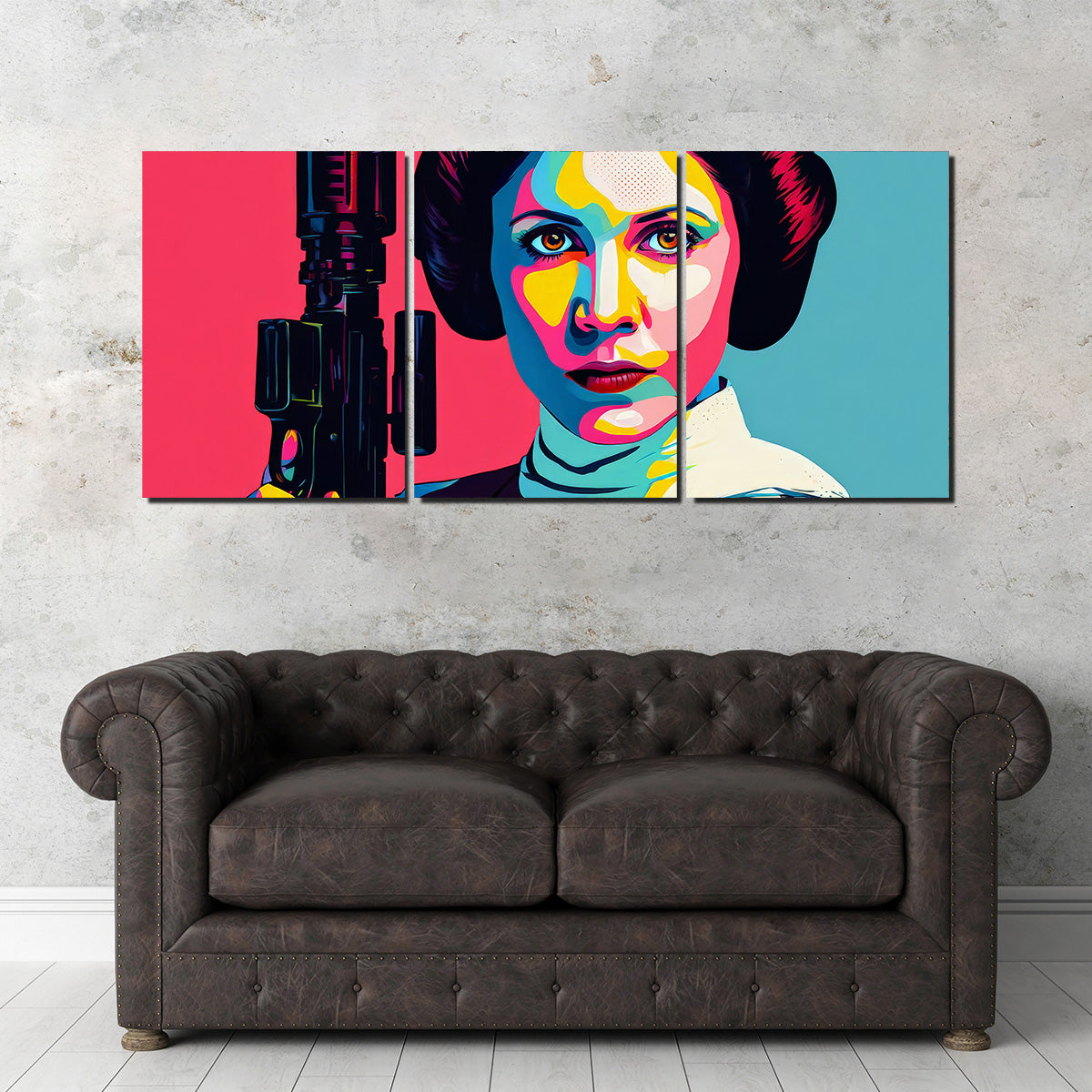 Princess Leia Gun Wall Art