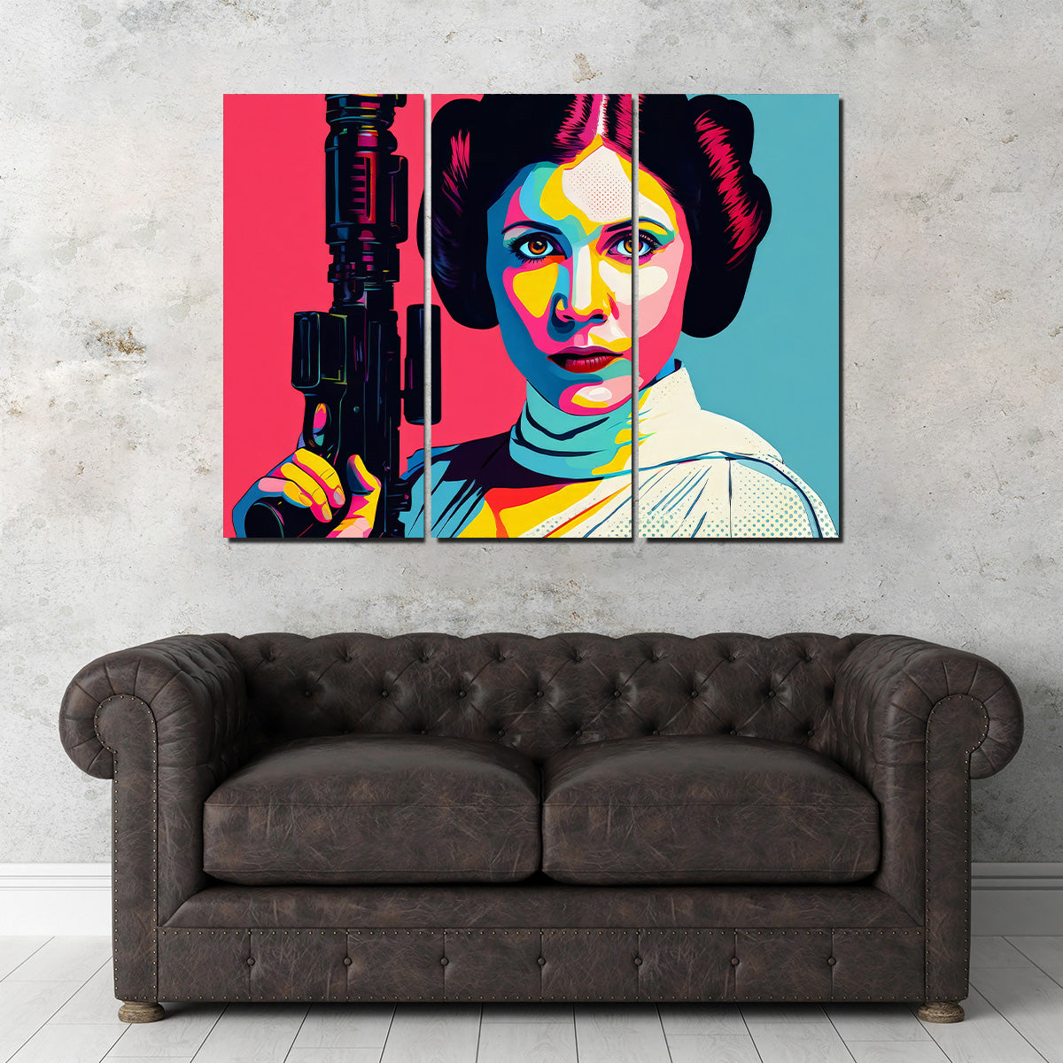 Princess Leia Gun Wall Art