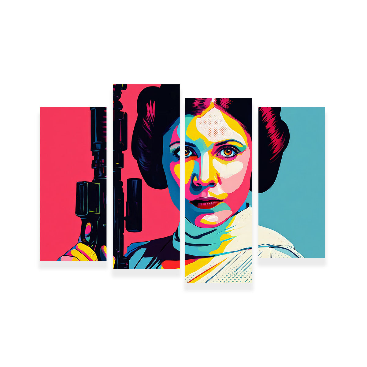 Princess Leia Gun Wall Art