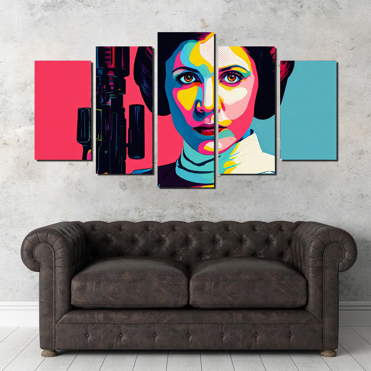 Princess Leia Gun Wall Art