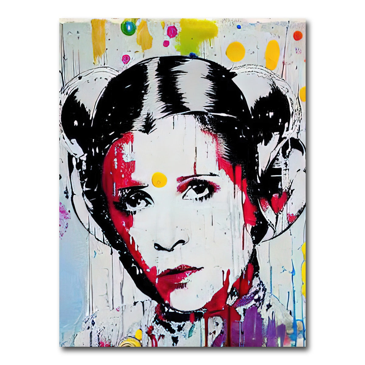AUTO-MOCKUP WHITE | Princess Leia | 1 Piece | Gallery Wrap Canvas | group=3x4