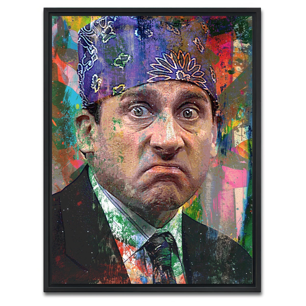 AUTO-MOCKUP WHITE | Prison Mike | 1 Piece | Black Framed Canvas | group=3x4