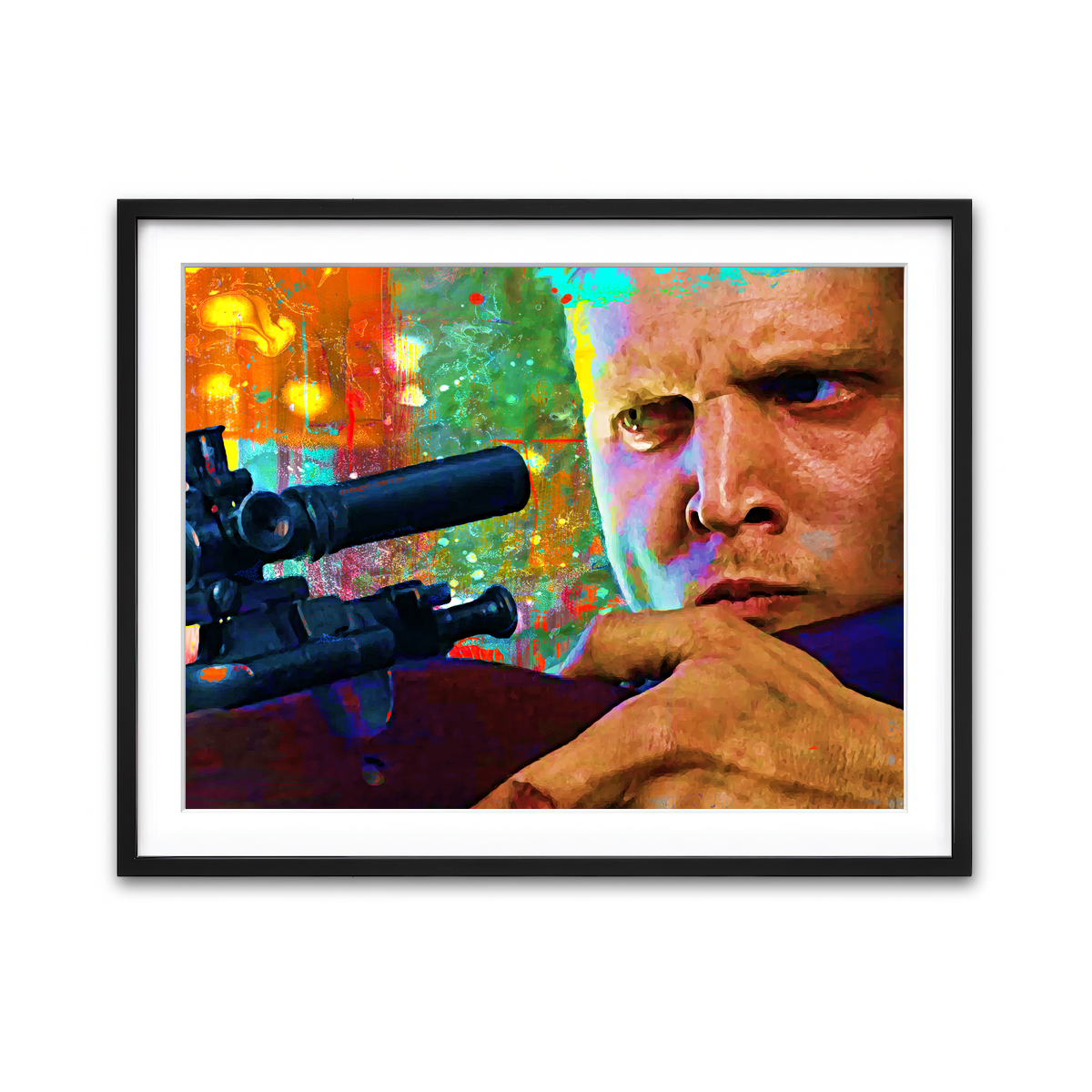 Framed Print 4x3 Black