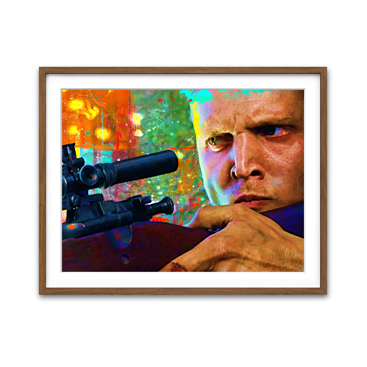 Framed Print 4x3 Walnut