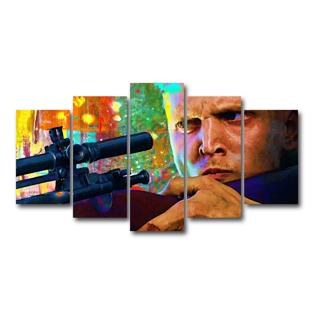 AUTO-MOCKUP WHITE | Private Jackson - Saving Private Ryan | 5 Piece | Gallery Wrap Canvas | group=5_normal