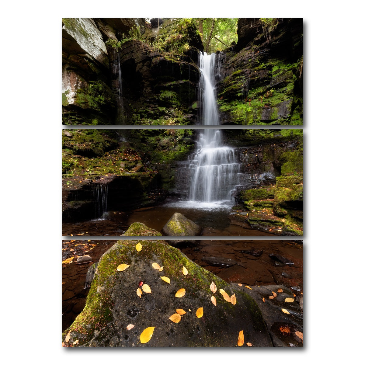 AUTO-MOCKUP WHITE | Private Property | 3 Piece | Gallery Wrap Canvas | group=8x18_stacked