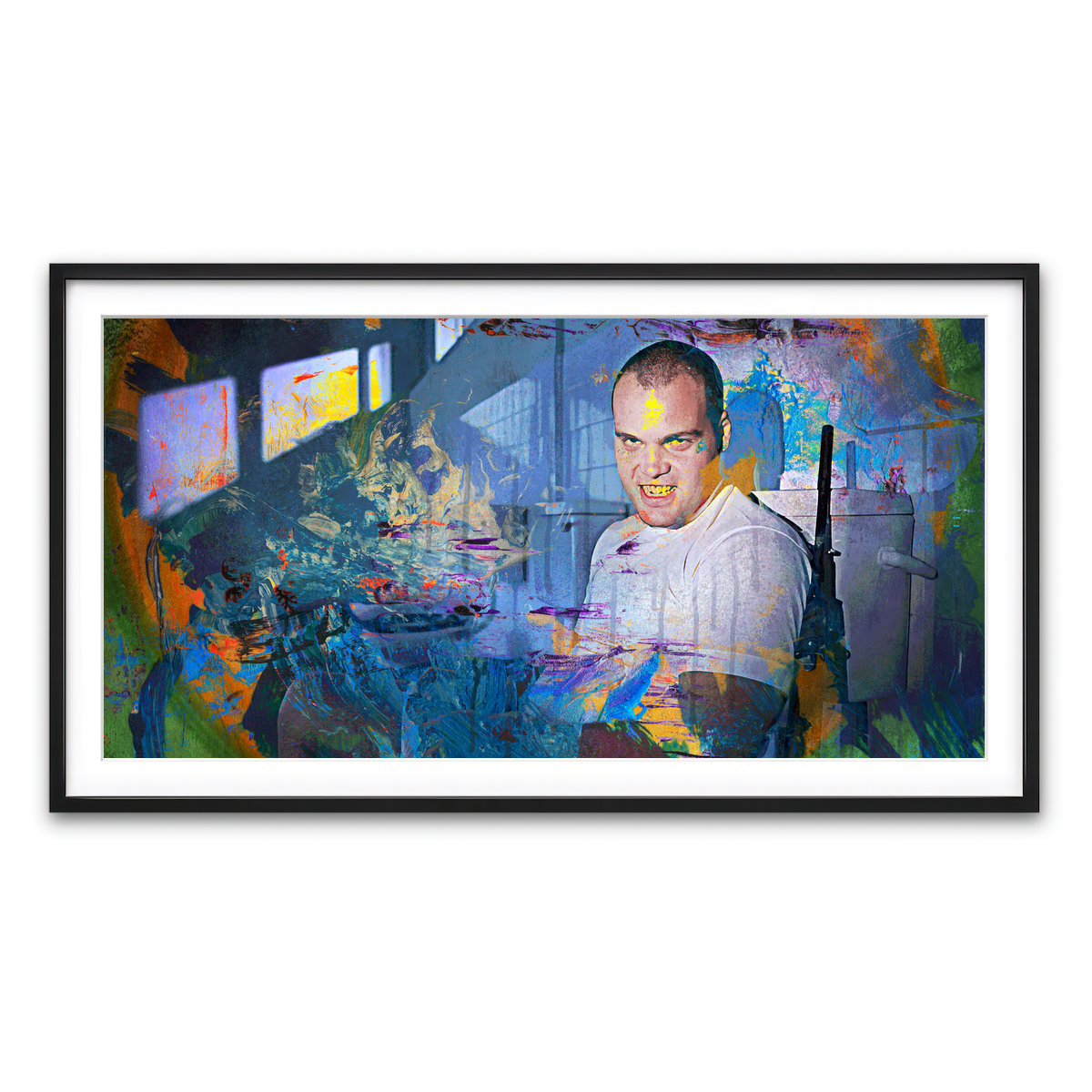 Framed Print 2x1 Black