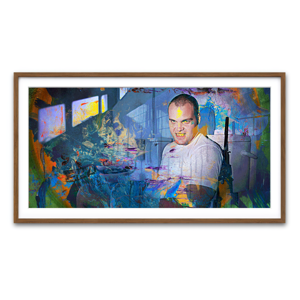 Framed Print 2x1 Walnut