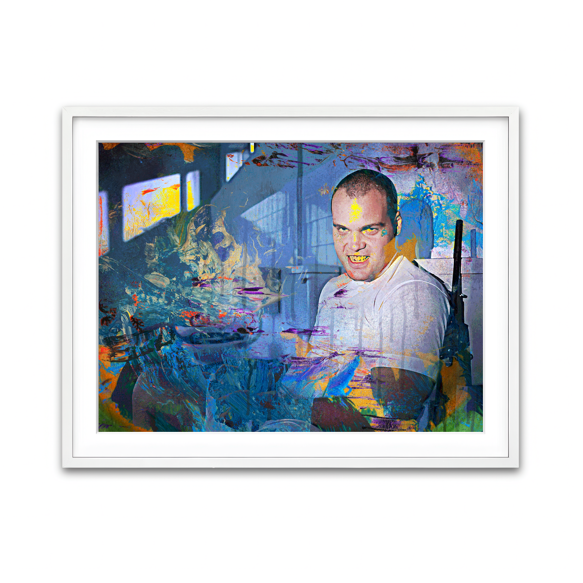 Framed Print 4x3 White