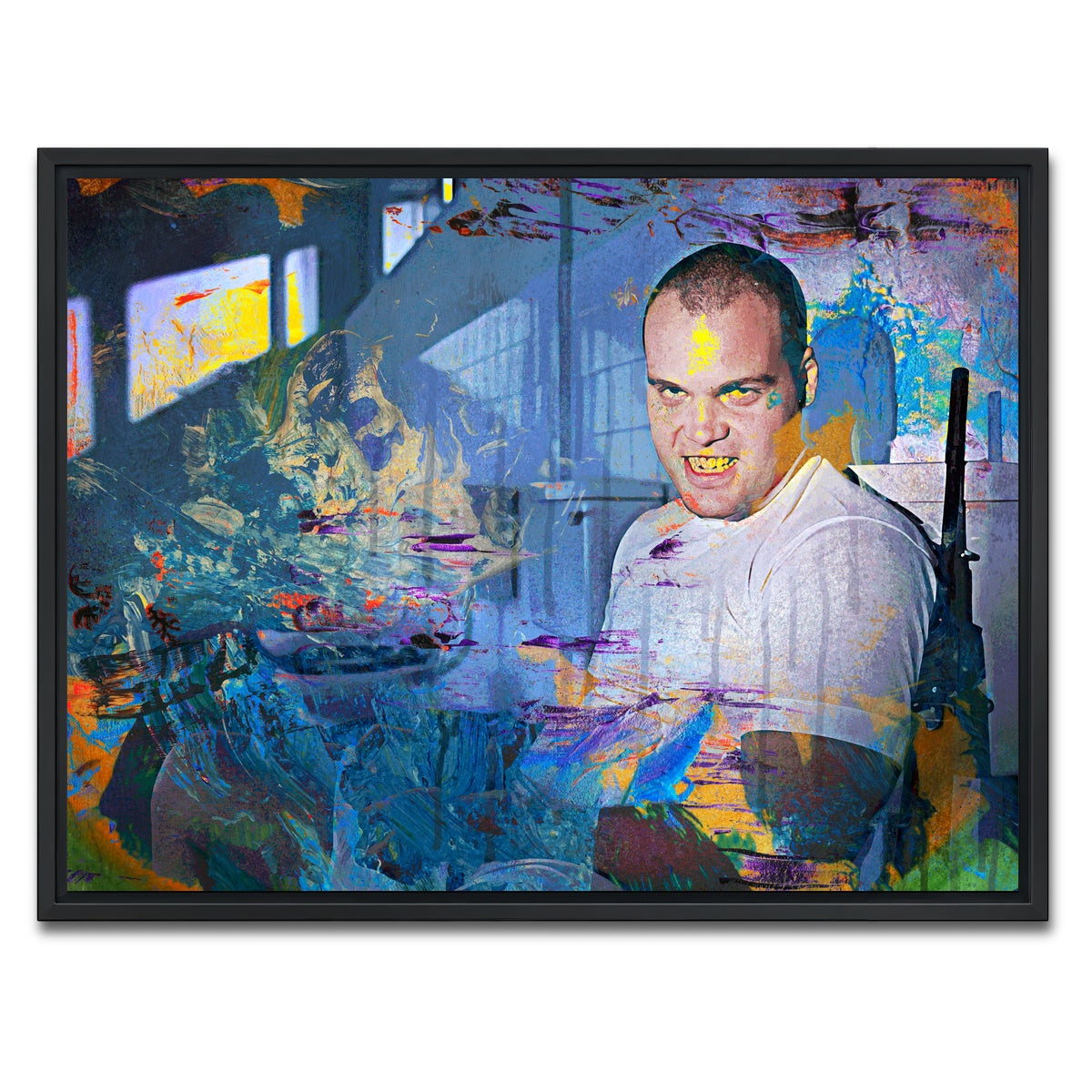 AUTO-MOCKUP WHITE | Private Pyle - Full Metal Jacket | 1 Piece | Black Framed Canvas | group=4x3