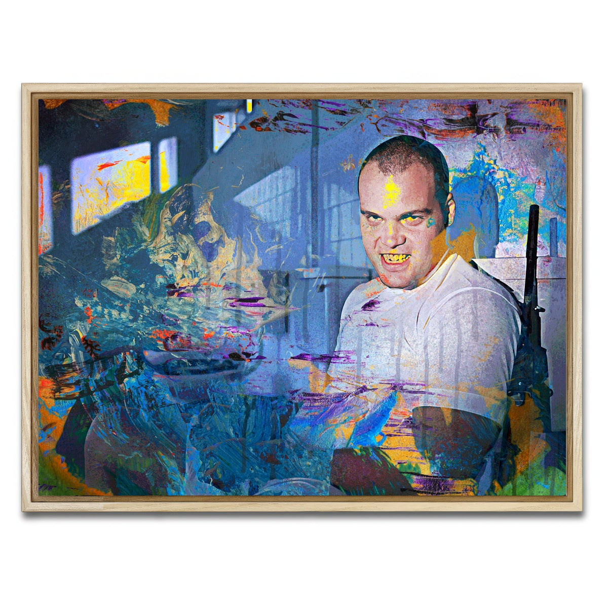 AUTO-MOCKUP WHITE | Private Pyle - Full Metal Jacket | 1 Piece | Natural Framed Canvas | group=4x3