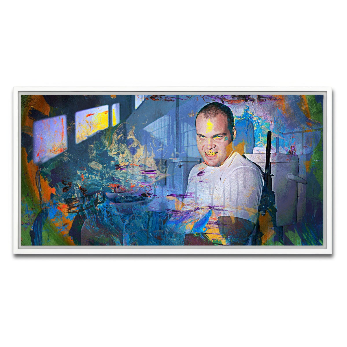 AUTO-MOCKUP WHITE | Private Pyle - Full Metal Jacket | 1 Piece | White Framed Canvas | group=2x1