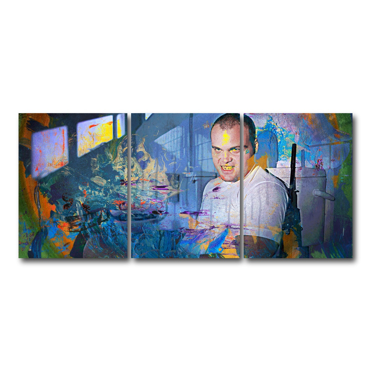 AUTO-MOCKUP WHITE | Private Pyle - Full Metal Jacket | 3 Piece | Gallery Wrap Canvas | group=18x24